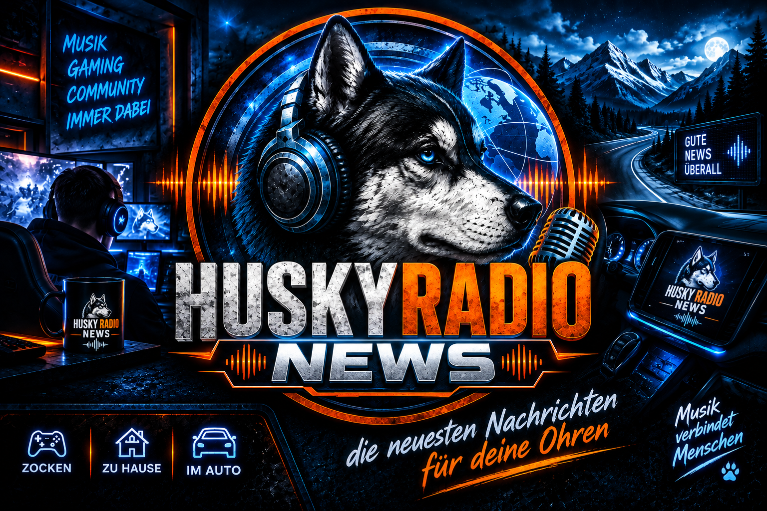 HuskyRadio News – die neuesten Nachrichten für deine Ohren